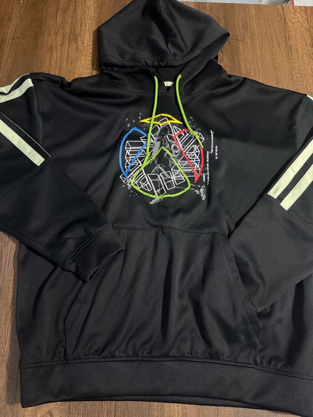Adidas Donovan Mitchell Xbox Issue 3 Hoodie Size M Black